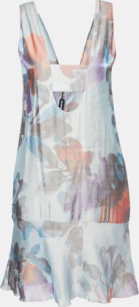 Emporio Armani Multicolor Printed Sleeveless Mini Dress