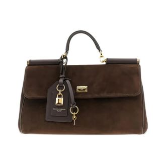 Dolce & Gabbana My Sicily Handtas - Dames - Handtassen - Bruin - ONE Size - Tassen