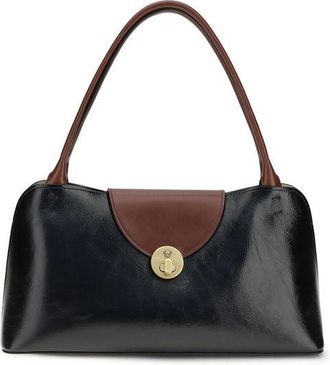 Versace Black Calf Leather Bos Taurus Shoulder Womens Bag
