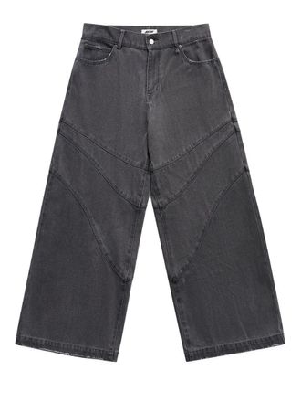 ALIS Danie Barrel Denim Pants Grey