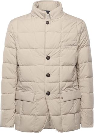 Fay Beige Quilted Jacket