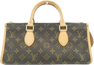 Louis Vuitton Pre-owned Vintage Canvas Handbag - Dames - Vintage Handtas - Bruin - ONE Size - Vintage