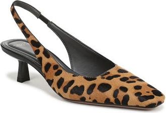 Franco Sarto Raven Slingback Kitten Heel Pump in Camel Brown at Nordstrom, Size 6.5