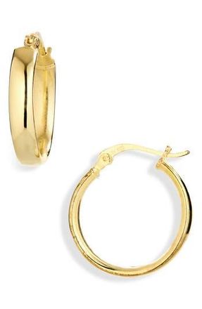 Argento Vivo Flat Hoop Earrings in Gold at Nordstrom Rack