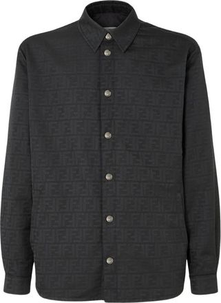 Fendi FF-jacquard Long-sleeve Shirt