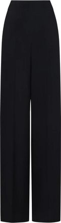 Emporio Armani Wijde broek - Dames - Wijde Broeken - Blauw - XL - Broeken