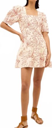 Marie Oliver Temma Mini Dress In Tigerlily