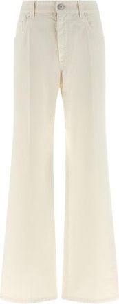 Brunello Cucinelli White The Contemporary Loose jeans