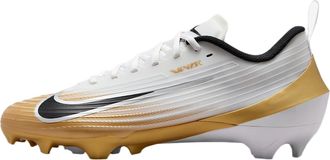 Nike Nike Vapor Speed 3 Football Cleats (White/Metallic Gold/Black), White/Metallic Gold/Black, 11 UK