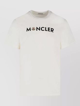Moncler cotton crew neck short sleeves t shirt