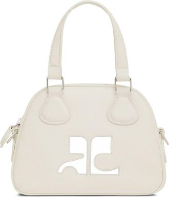 Courrèges Reedition Bowling bag - unisex - CALFSKIN - One Size - Neutrals