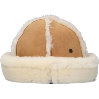 Warmbat Bruine Merinowol Cobar Hat - Dames - Hoeden - Veelkleurig - M - Wol - Accessoires