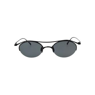 Giorgio Armani Oval Zonnebril - Heren - Accessoires - Zwart - Maat: 49 MM