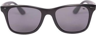 Trespass Gender Inclusive Matter Logo Etched Sunglasses in Matt Black at Nordstrom
