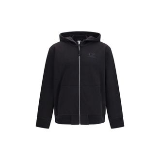 C.P. Company Black Cotton Mens Sweatshirt