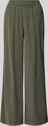 Only Weite Hose aus Viskose-Mix Modell ARIS LIFE in Khaki, Gr&ouml;&szlig;e M