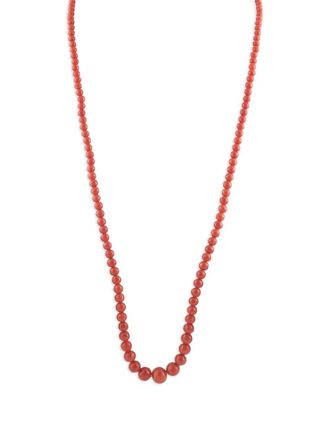 Buccellati Collana con perline - Rosso