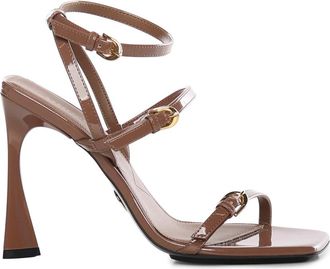 Stella McCartney Sandalen met hoge hak - Dames - Sandalen met hakken - Bruin - 38 EU - Schoenen