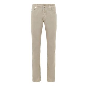 Jacob Cohen Slim Fit Beige Denim Bard Jeans - Heren - Jeans - Beige - Maat: W33 Denim