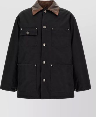 Prada down quilted single breasted coat