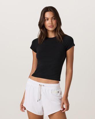Vuori Clothing Short Sleeve Surge Seamless T-Shirt | French Roast | XS, Size Extra Small