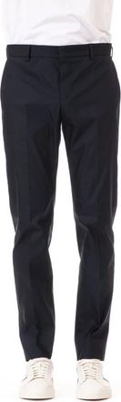 Pantaloni Torino Slim-fit Broeken - Heren - Chinos - Blauw - L - Katoen - Broeken