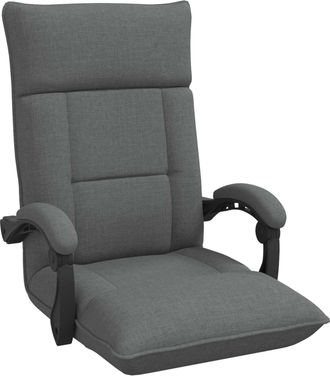 vidaXL Sill&oacute;n Ajustable Gris Oscuro Tela Vidaxl