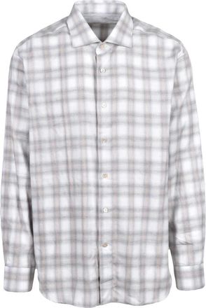Eleventy Camicia di Flanella - - Shirts - Uomo - Grigio - M