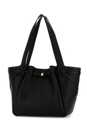 Tory Burch Womens Black Leather Romy Shopping Bag 001 Borse A Mano