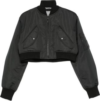 Balenciaga Cropped Bomber Jacket