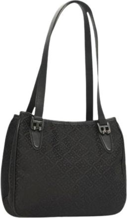 Bally Pre-owned Shoulder Bags, female, Black, Size: ONE SIZE Pre-owned Nylon Shoulder Bag