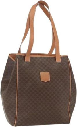 Celine Pre-owned Plastic Tote Bag - Dames - Vintage Shopper - Bruin - ONE Size - Vintage