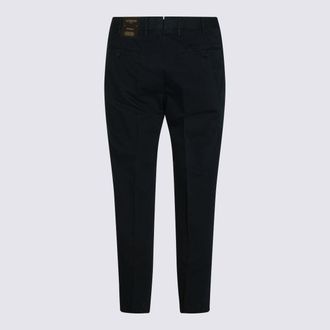 Incotex Mens Trousers Navy _100 % Co