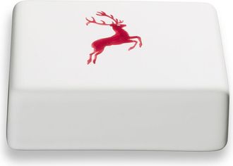 Gmundner Keramik Gmundner Keramik - Bordeauxr. Ciervo, Parte Superior Mantequera