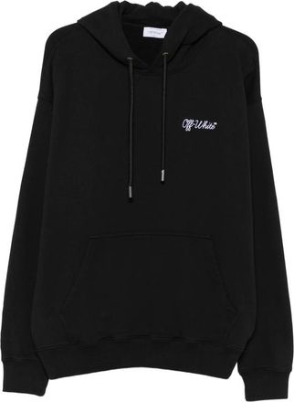 Off-white Logo-embroidered Hoodie