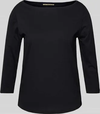 Lanius Lanius T-Shirt mit 3/4-Arm in Black, Gr&ouml;&szlig;e 36