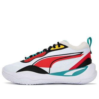 Puma Playmaker White Red Black 385841-05
