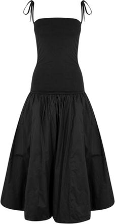 Amy Lynn AmyLynn Dames Alexa Midi-jurk (Zwart)