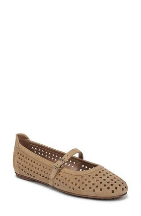 Naturalizer Aria Perforated Flat in Dune Dust Tan at Nordstrom, Size 6.5