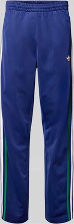 adidas Originals Regular Fit Sweatpants mit mehrfarbigen Kontraststreifen Modell FIREBIRD TP in Dunkelblau, Gr&ouml;&szlig;e XXL