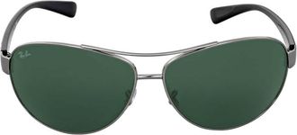 Ray-Ban Green Aviator Mens Sunglasses RB3386 004/71 67