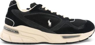 Polo Ralph Lauren suede leather sneakers - Black