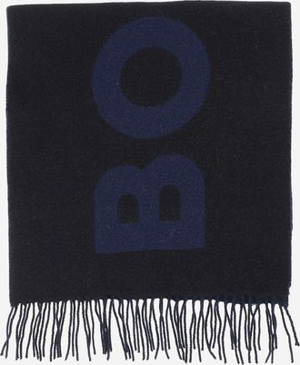 HUGO BOSS Sciarpa Hugo Boss In Lana Con Logo