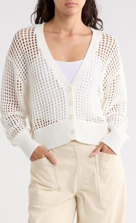 Young Fabulous & Broke Bradshaw Cardigan in Bone at Nordstrom Rack, Size Medium