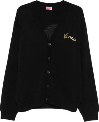 Kenzo vest met tijgermotief en kraaltjes