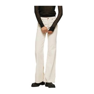 Pepe Jeans London Jeans, Dames, Beige, W24 L30, Katoen, Willa Cord Pants
