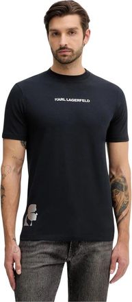 Karl Lagerfeld Ikon T-shirt - Heren - T-shirts - Zwart - M - Katoen - Tops