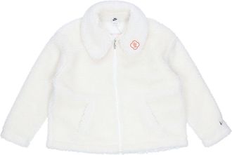 Nike (WMNS) Nike CNY New Years Edition Lambs Wool Solid Color Lapel Jacket Sail White DQ5366-133