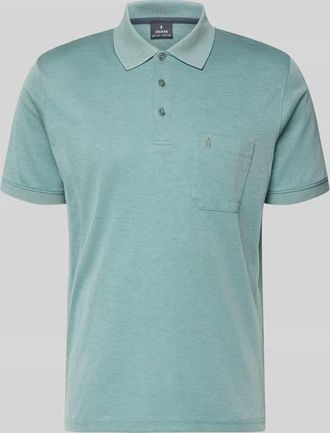 Ragman Relaxed Fit Poloshirt aus Baumwoll-Mix in Mint, Gr&ouml;&szlig;e XXXL