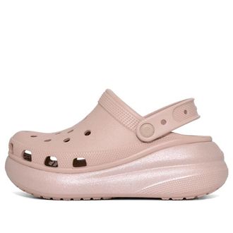 Crocs Classic Crush Shimmer Clog Pink 208591-6TY
